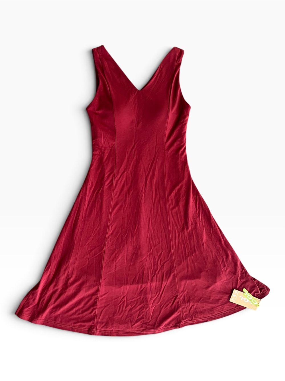OGL Sleeveless V-Neck Red Dress Size Small New With Tags